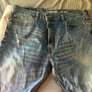 Mens size 38/30 slim Levi’s Strauss jeans